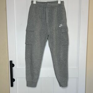 Nike Heather Gray Cargo Joggers